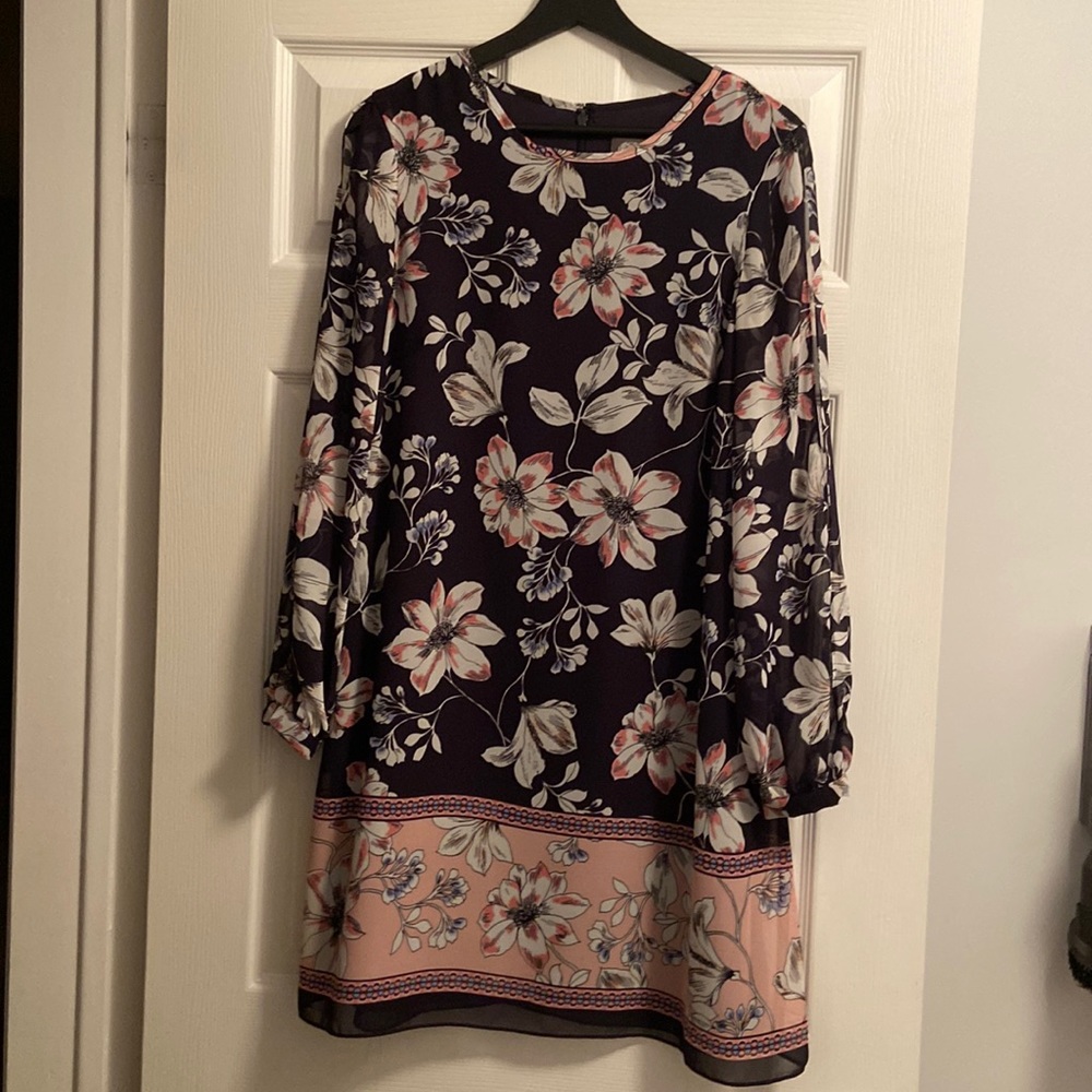 Vince Camuto Floral Cocktail Dress